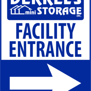 Derrel's Mini Storage Facility Entrance